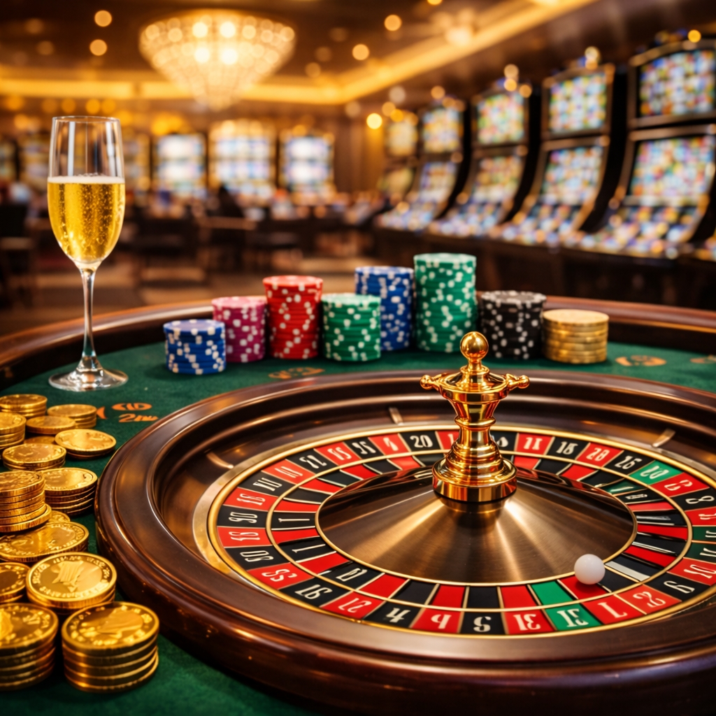 Jogos de Cassino Premium - Slots, Roleta, Blackjack e Dealer Ao Vivo